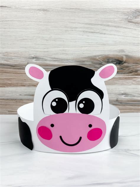 cow costume headband|printable cow face pattern.